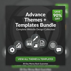Advance Themes + Templates Bundle – Complete Website Design Collection