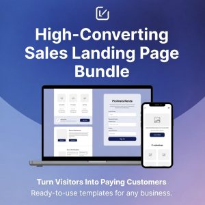 High-Converting Sales Landing Page Bundle – Turn Visitors Into Customers