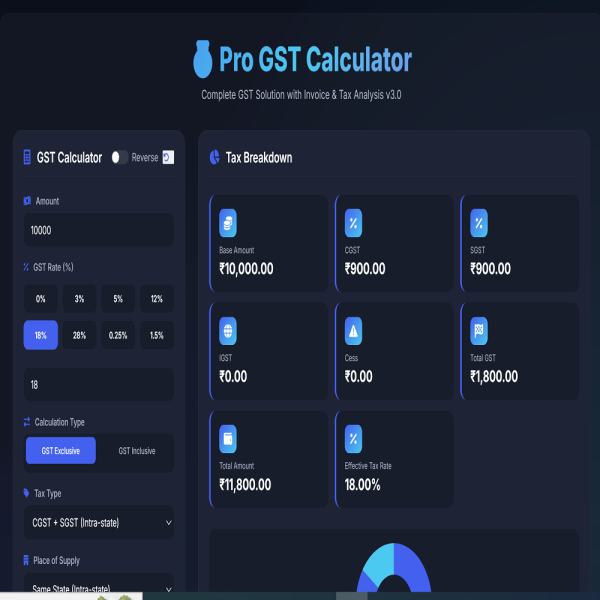 🔥 GST Calculator Full Source Code Download – Complete Website Script
