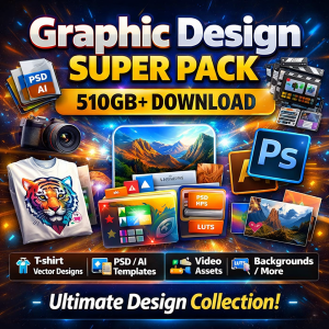 Graphic Design Super Pack 510GB+ Download – Complete